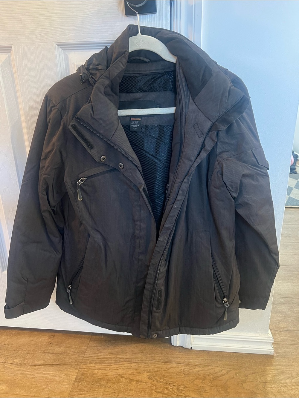 North End Women’s Dark Grey Hooded Winter Jacket